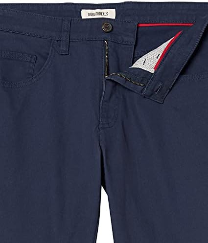Essentials Men Slim-Fit 5-Pocket Comfort Stretch chino calça