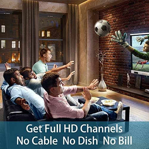 Lava HD2605 [mais recente 2020] Antena Remota de TV para HD Outdoor Kit de instalação de TV de longo alcance com pólo de montagem