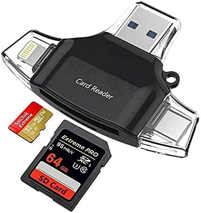 Boxwave gadget Smart Compatível com Samsung M14 - AllReader SD Card Reader, MicroSD Card Reader