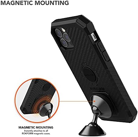 ROKFORM - Montagem do telefone de bicicleta da série Pro Série + o suporte do telefone de traço magnético