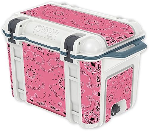 MightySkins Skin Compatível com OtterBox Venture 45 QT Cooler - Pink Bandana | Tampa protetora, durável