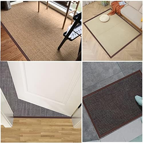 Faixa de transição de piso Auto -adesivo carpete e acabamento de bordas de piso Tiras de transição de