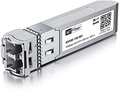 2 pacote de módulo 10GBase-SR com cabo de patch de fibra de 2 metros OM3 a LC, SFP+ para transceptor multimodo