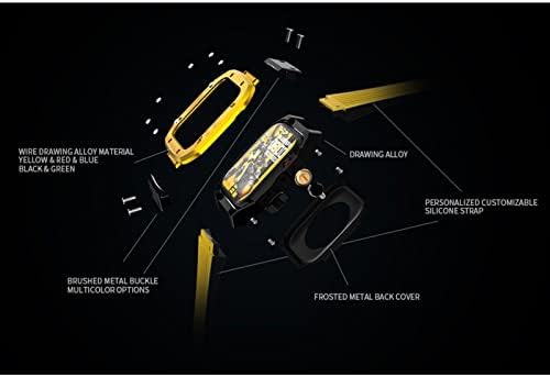 Maalya para Iwatch Series 8 7 6 5 4 Modificação de modificação Kit para Apple Watch Band Case 44mm 45mm 42mm