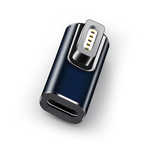 Etre Jeune USB C para adaptador Magnetic L-Tip, trabalha com o conversor de carregamento rápido do tipo C 100W