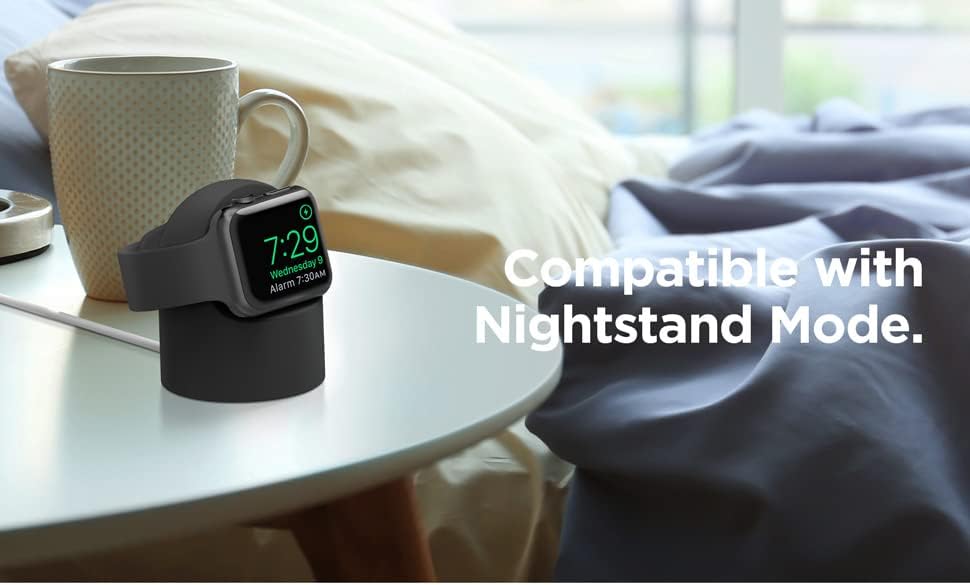 Dongmet Charger Stand Compatível com Apple Watch Series 7 6 SE 5 4 3 2 1, Iwatch Charging Station Dock