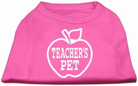 Professores camisa de teatro de teatro de animais de estimação rosa brilhante m