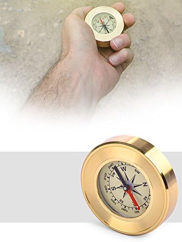 Niegienna-mini-Noctilucent Military Camping Marching Compasssatic Compass Gold Pocket Compass para