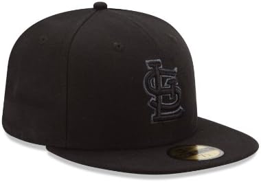 MLB St. Louis Cardinals Black & Gray 59Fifty Caput Cap