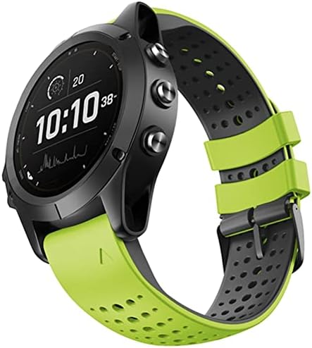 Wikuna colorida Quickfit Watch Band Strap for Garmin Fenix ​​7 7x 5 5x 3 3 hr 945 Fenix ​​6 6x Relógio Silicone