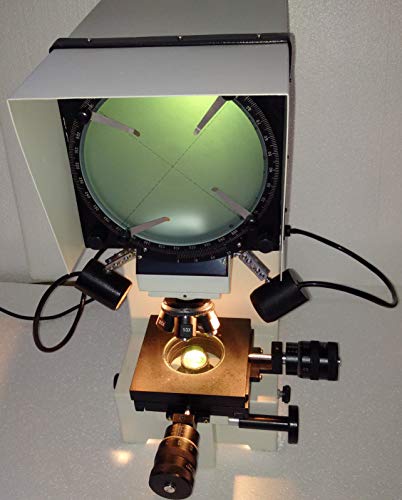 Micrômetro de medição do comparador óptico do projetor