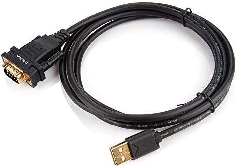 Oikwan USB Console Cable para RJ45 e USB a DB9 Cabo serial para Windows 10, 8, 7, Vista, XP, 2000, Linux