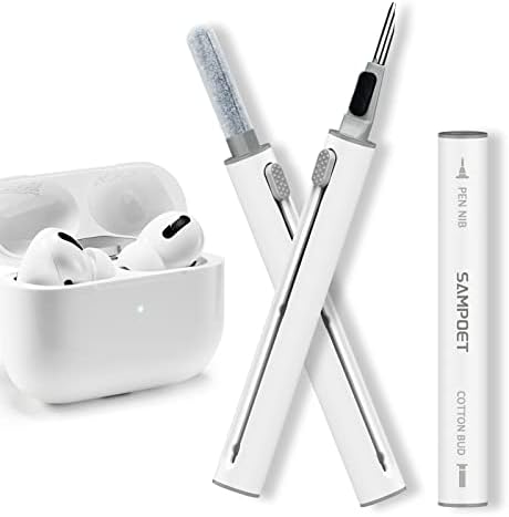 Sampoet 4-in-1 AirPods Kit de limpeza, nova geração de airpods multifuncionais limpador com escova