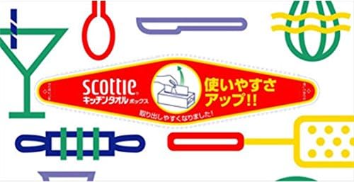 Suprimentos de limpeza doméstica do Japão - Scotty Kitchen Tooting Box 75 Conjuntos ¡Á 3 caixas packaf27