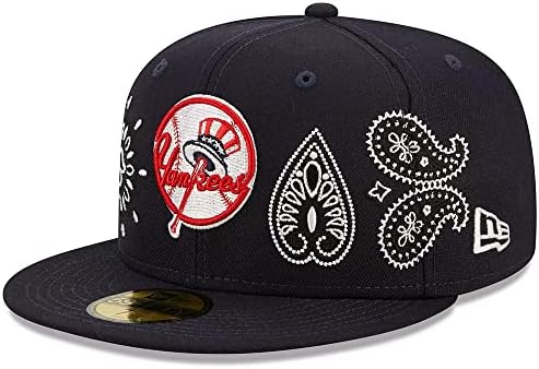 New Era NY New York Yankees 59Fifty Paisley Elements Cap, chapéu