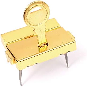 X-dree mala gaveta caixas hasp clasp alterne bloqueio bloqueio de ouro w chave (maleta cajón cerrojo cajas