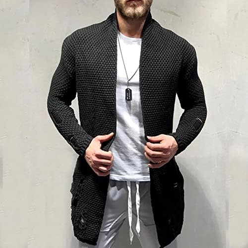 Pullover de capuz para masculino ADSSDQ, Jaqueta de gola alta ao ar livre de manga comprida de inverno