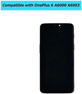 VVSIAEEK Compatível com o OnePlus 6 A6000 A6003 Touch Screen com quadro com Taken