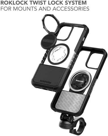 Rokform - iPhone 14 Pro Max Dual Magnet & MagSafe Case de cristal compatível + kit de protetor de tela de 2 pacote