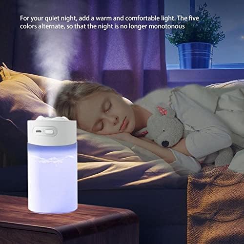 350ml mini umidificador de ar usb fofo kawaii difusor de aroma com luz LED para utensílios domésticos de purificador