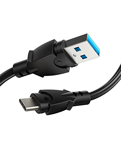 Ldlrui USB A TO USB C CABO [2-PACK, 3 pés], USB C 3.2 Gen 2 10 Gbps Transferência de dados SYNC 3A Android