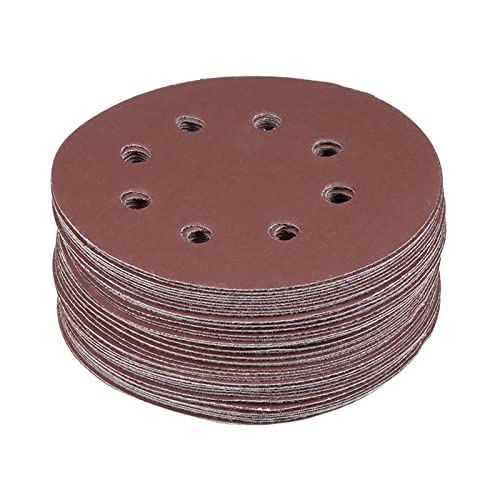 Kozelo 50 PCs Lixando discos de gancho e apoio de loop - [5 polegadas x 1000 grãos] Oxido de alumínio