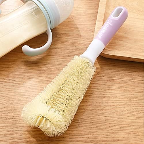 Copo escova de escova de casa cozinha de lavar xícara longa maçaneta de cabelo de cabelo duro