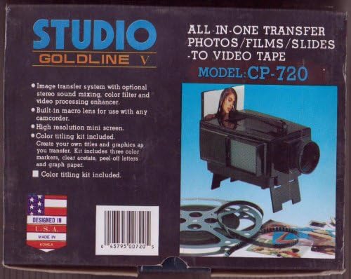 Studio Goldline v tudo em um sistema de transferência de vídeo