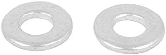 IIVVERR 2,5 mm x 5 mm de zinco plaqueados planos de zinco arruelas Juntas de juntas GB97 100pcs