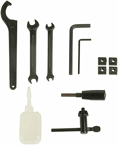 Erie Tools Mini Bench Top Mill com Kit de aperto de 24 peças de coletor e vice -moinho de 55 mm