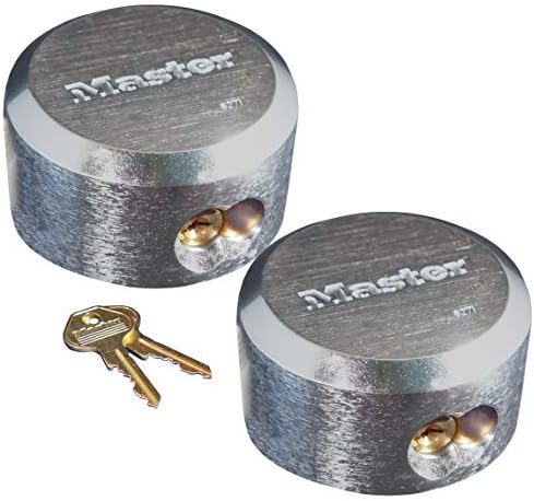 MASTER LOCK 6271KA 2 PACK - 2-7/8in. Prosseries reforçados escondidos escondidos rekey pin cotled cadeado