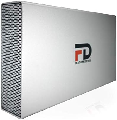 Fantom Drives 14TB 7200RPM DISCURSO RUDO EXTERNO - Caixa de alumínio Silver USB 3.0/ ESATA - Mac, Windows