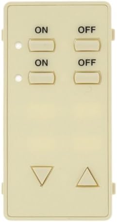 Kit de mudança de cor de Leviton DCK2D-I para 2 Endereço Decora controlador de controles domésticos, marfim