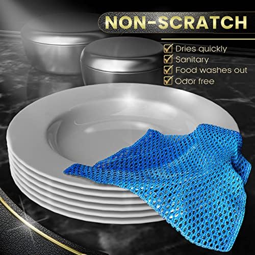 Labadores de pratos sem arranhões para pratos de limpeza - esponja de cozinha reutilizável - Substitua esponjas