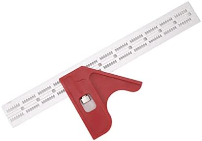 Régua de medição de ângulo, alta precisão de operação fácil de medição de manuseio para projetos de madeira para projetos de madeira