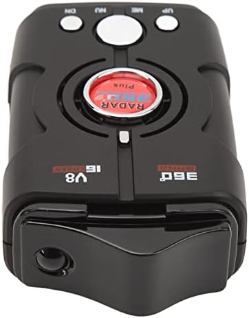Detector de velocidade do radar do carro, faixa estendida de 2,4 GHz 410MHz 360 ° Alertas de voz em tempo real