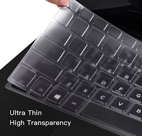Tampa do teclado para Dell XPS 15 7590 / XPS 15 9570 9560 9550 15,6 Laptop, Skin Ultra Thin TPU Protetor de teclado