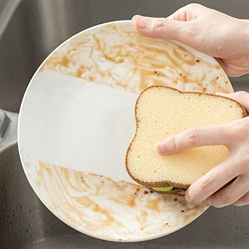 Esponja de lavagem de louça, sanduíches laváveis ​​não arranháveis ​​Sanduíche Surve Screaking Scouring