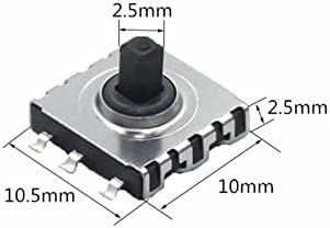 Thakie Micro Switch 100pcs Multifuncional cinco botões direcionais para alternar 10 * 10 * 7/9 pés Patch 6p