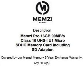 MEMZI PRO 16GB CLASS 10 90MB/S MICRO SDHC CARTÃO DE MEMÓRIA COM ADAPTADOR SD PARA SAMSUNG Galaxy Express Prime,