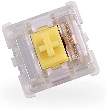 Interruptores amarelos de gateron 3 pinos DIY adequados para chaves MX Teclado mecânico