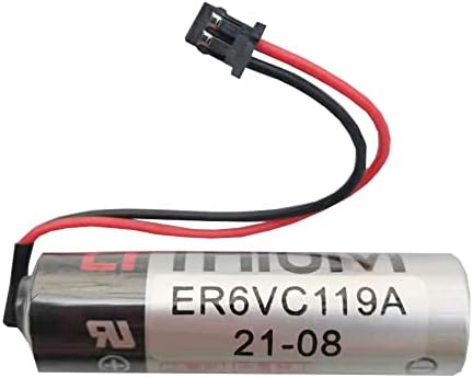 Bateria ER6V PLC para M64 M70 Baterias do compilador do sistema 3.6V 2400mAh ER6VC119A/ER6VC119B