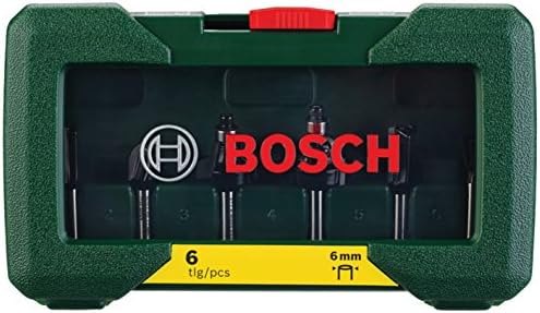Bosch 2607019464 Bits de broca de roteamento Conjunto de 6 pcs