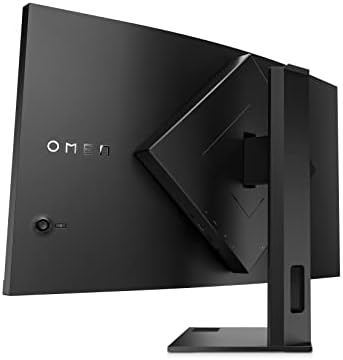 HP Omen 27 Monitor curvo qhd, VA totalmente adj 240Hz 1ms HDR400 Gaming Display, EyeSafe & Omen Encoder teclado