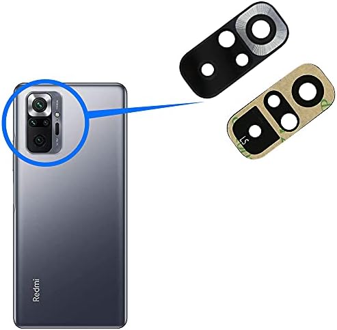 MMOBIEL traseira traseira da câmera de vidro Substituição de lente compatível com Xiaomi Redmi Note 10