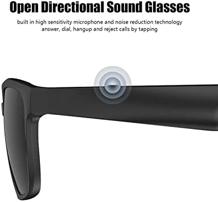 Óculos de áudio inteligentes, óculos de sol de redução de ruído para óculos de sol de áudio inteligentes
