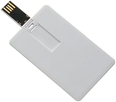 Aneew 32 GB Pendrive White Credit Bank Card USB Flash Drive Memory Stick U Presente de disco