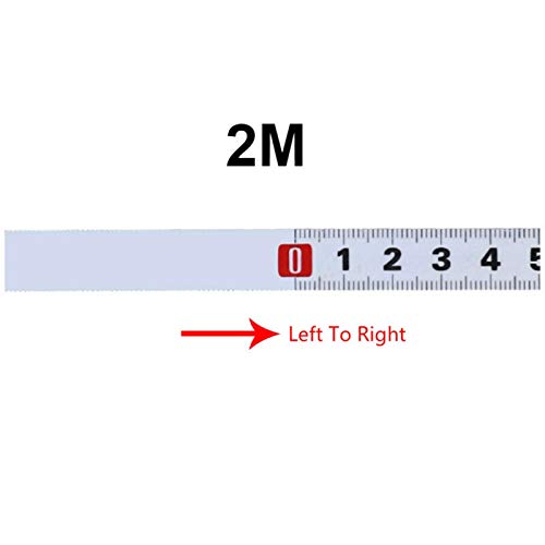 Régua de escala métrica auto-adesiva Heimp 1-5m aço inoxidável fita de mitra de mitra Medida Medida
