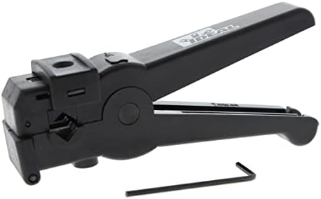 Ideal Industries, Inc. 45-520 3 lâmina de stripper, ferramenta de remoção de cabo ajustável para RG-58/RG-59/RG-6/RG-6