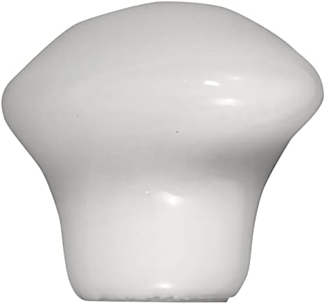 Laurey 3501 Mesa Cerâmica 1-3/8 polegada Lidro máximo Oval botão, branco